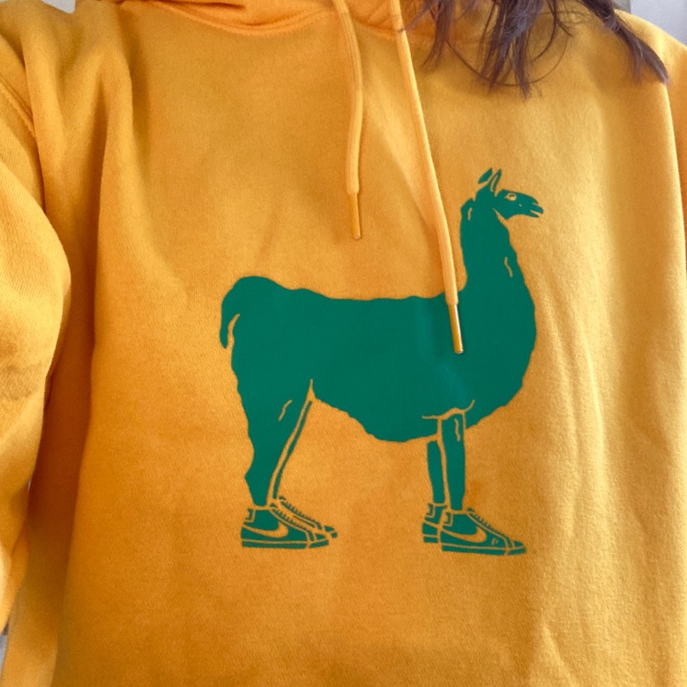 Nike SB yellow llama hoodie - NWT
